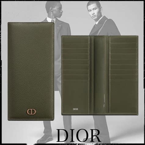 Dior Vertical Bifold Wallet .